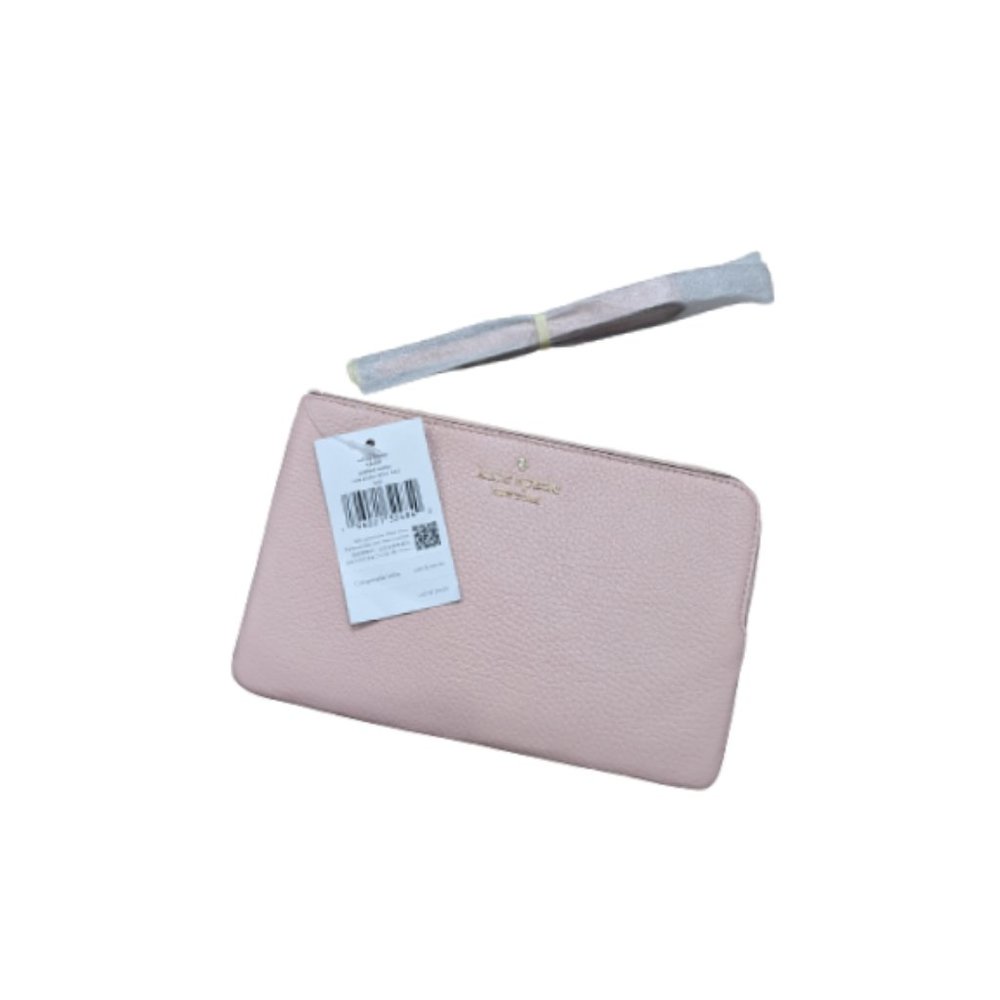 Kate Spade Leila Rose Smoke Medium L Zip Wristlet